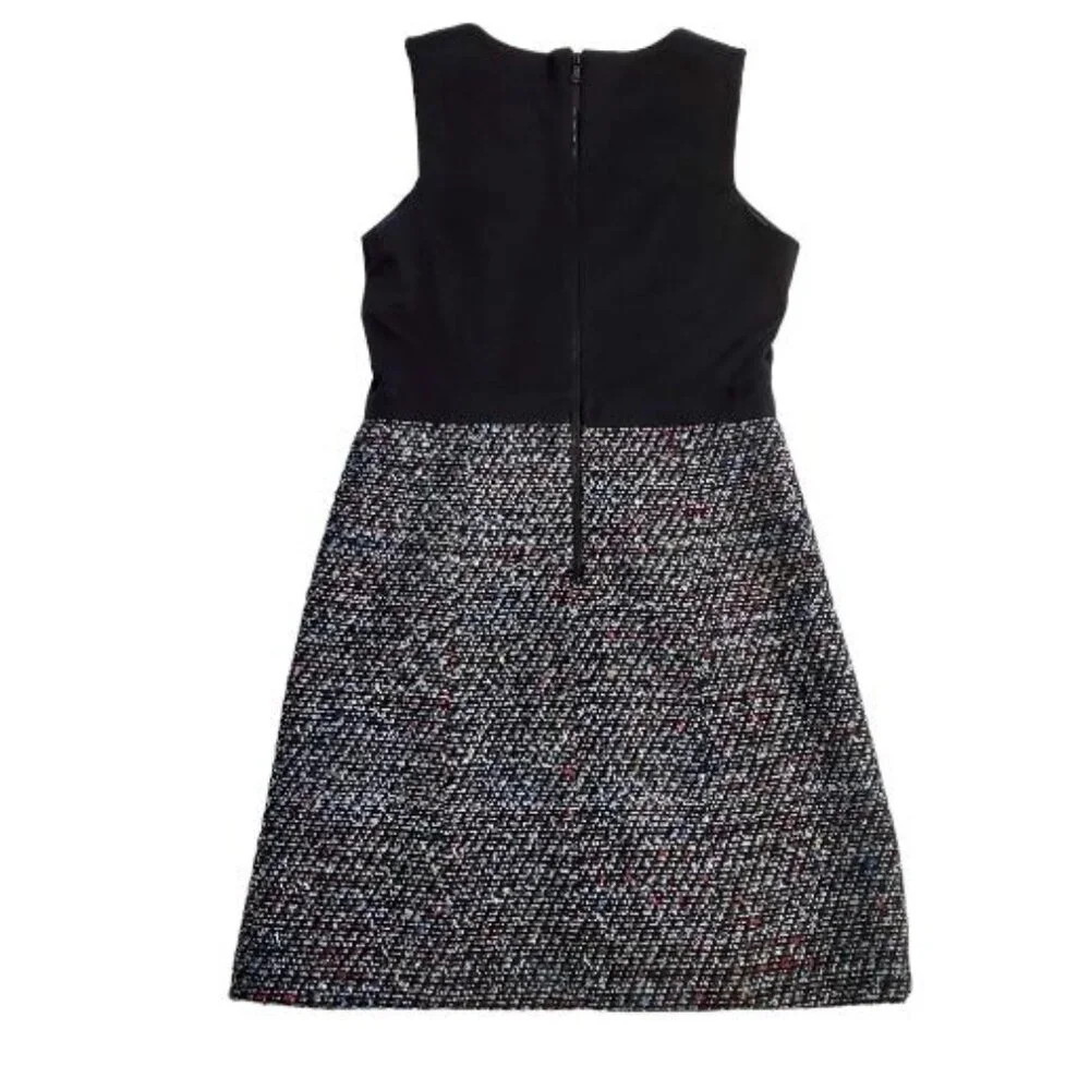 NWT Milly Minis Black Panel Dress in Size 14.